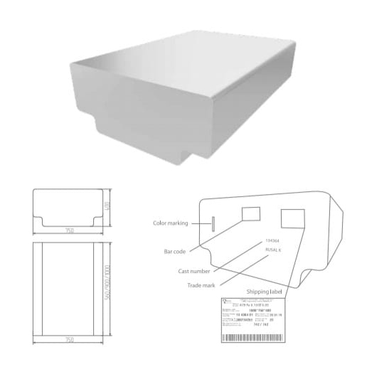 PRIMARY ALUMINIUM T-BAR INGOTS