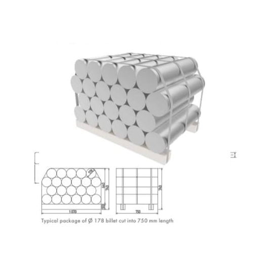 EXTRUSION BILLET 750MM LENGTH